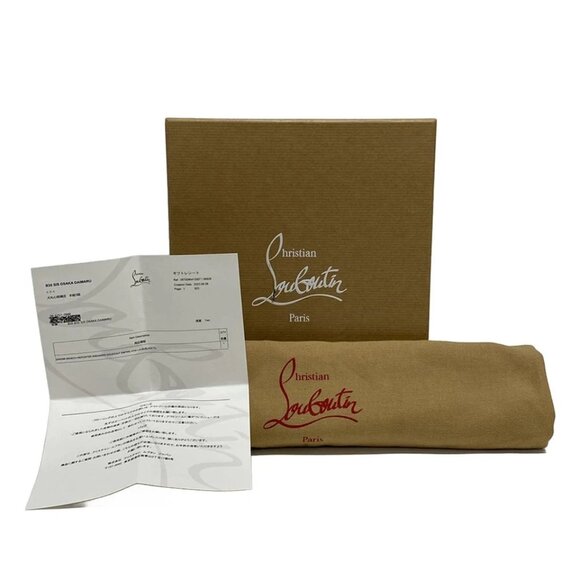 CHRISTIAN LOUBOUTIN Benesch Reporter  Black Red Leather Shoulder Bag 557-082225 - Picture 14 of 14